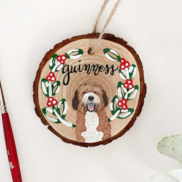 Painted pet ornament