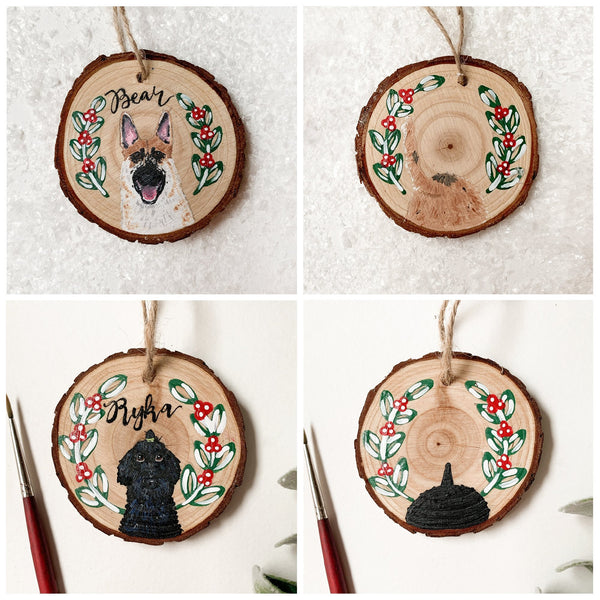 Painted pet ornament