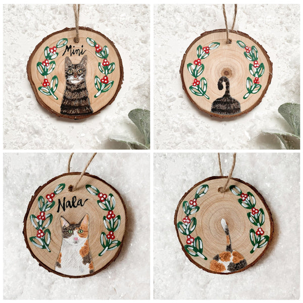 Painted pet ornament
