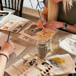 Private Watercolor Class for WashU-BJC Anesthesia Department