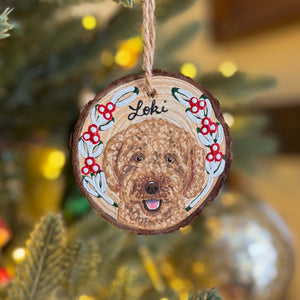 Custom Hand-Painted Pet Ornament<br>REGULAR SIZE