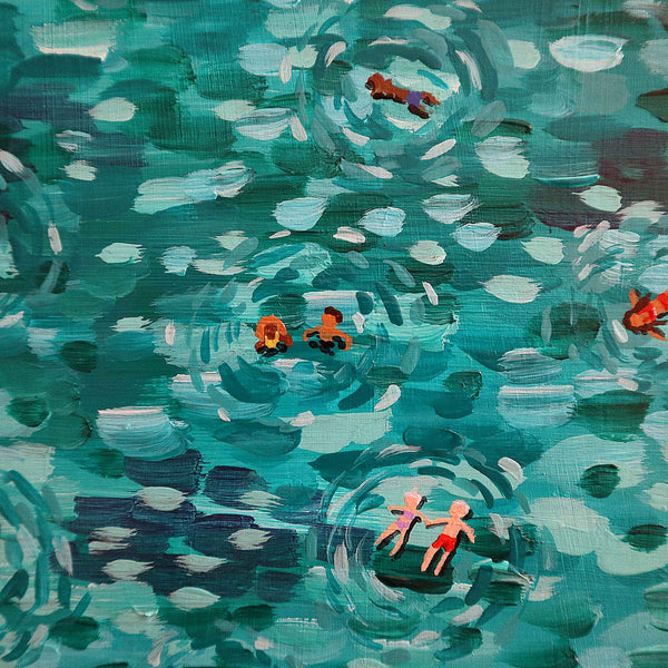 "Swimmers" - 12x16 Original Painting