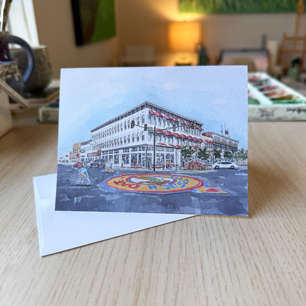 Downtown Conway, Arkansas Greeting Card