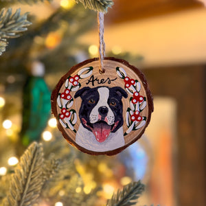 Custom Hand-Painted Pet Ornament<br>REGULAR SIZE