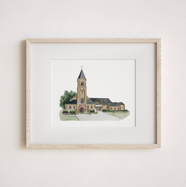 St. Joseph's Catholic Church Art Print