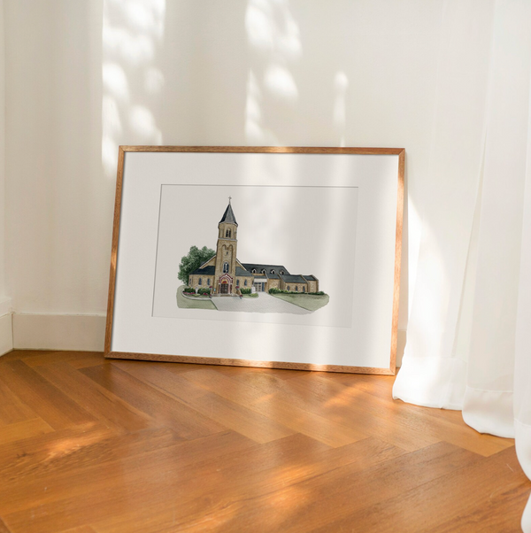 St. Joseph's Catholic Church Art Print