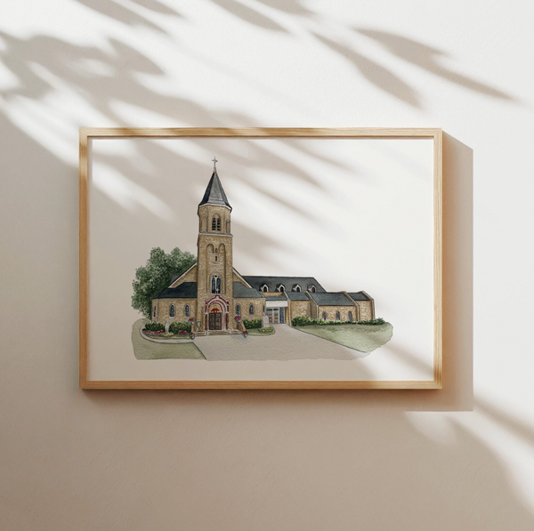 St. Joseph's Catholic Church Art Print