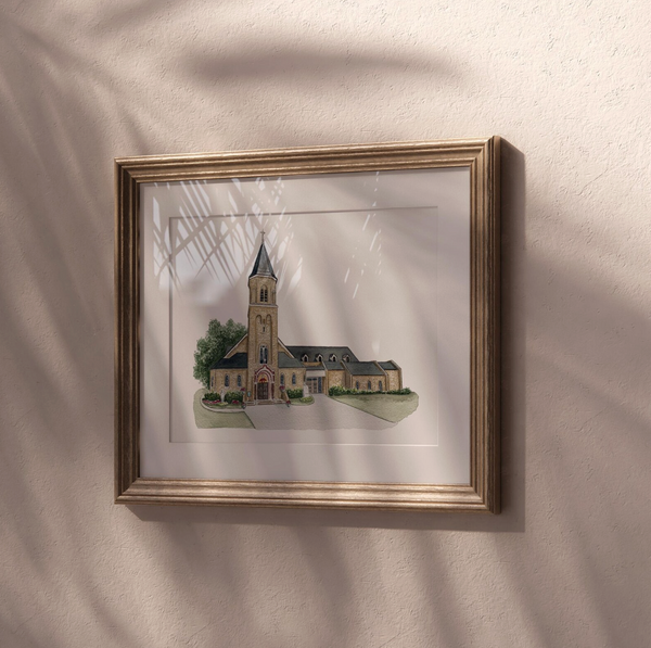 St. Joseph's Catholic Church Art Print