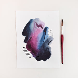 abstract watercolor painting by kristin l. murphy