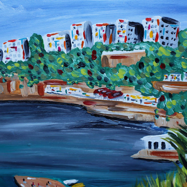 "Oceanside in Antalya" - 18x24 Original Painting