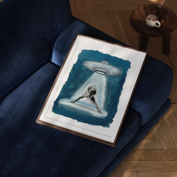 Tom DeLonge Alien Abduction Art Print