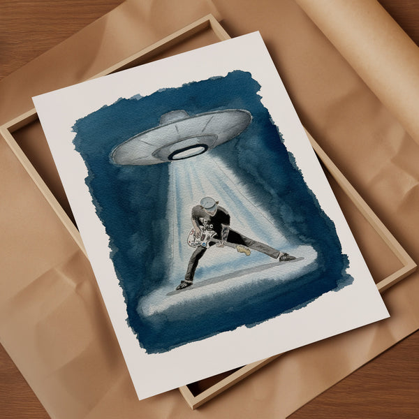 Tom DeLonge Alien Abduction Art Print