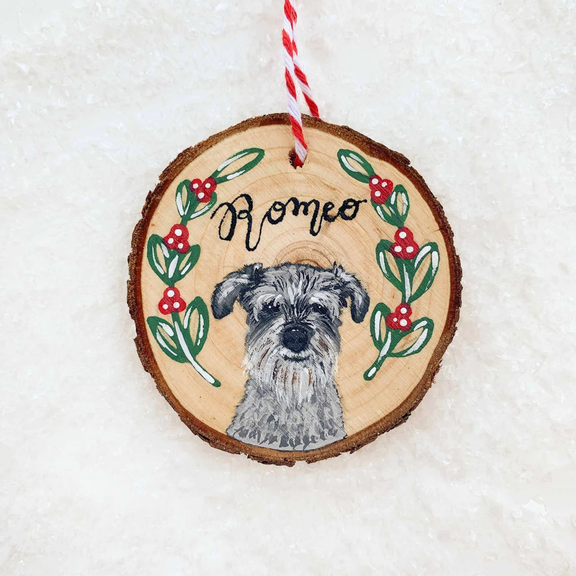 Custom Hand-painted Pet Ornament - CLASSIC SIZE - Kristin L. Murphy