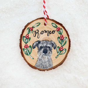 Custom Hand-painted Pet Ornament - LARGE SIZE